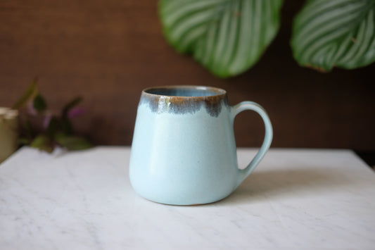 Blue Flux- Fat Belly Mug