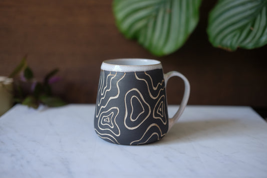 Abstract- Fat Belly Mug