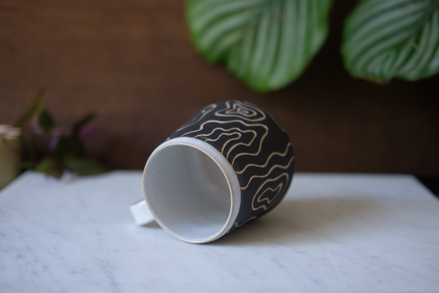 Abstract- Fat Belly Mug