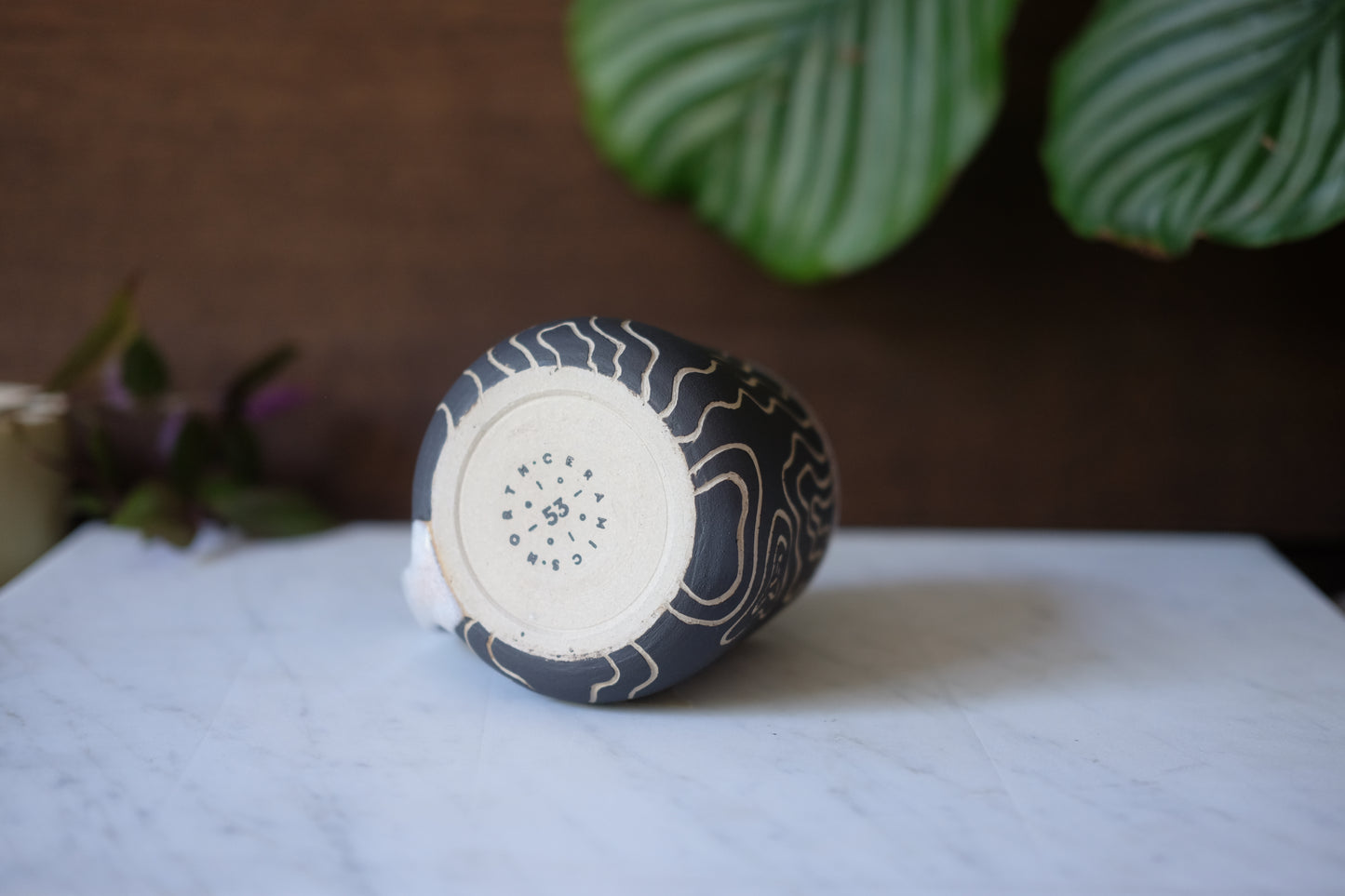 Abstract- Fat Belly Mug