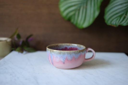 Pink Flux - Cappuccino Mug