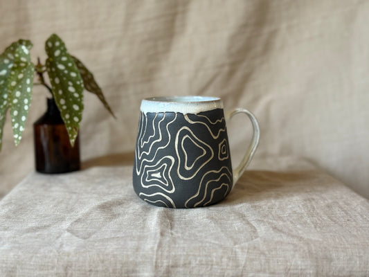 Abstract- Fat Belly Mug