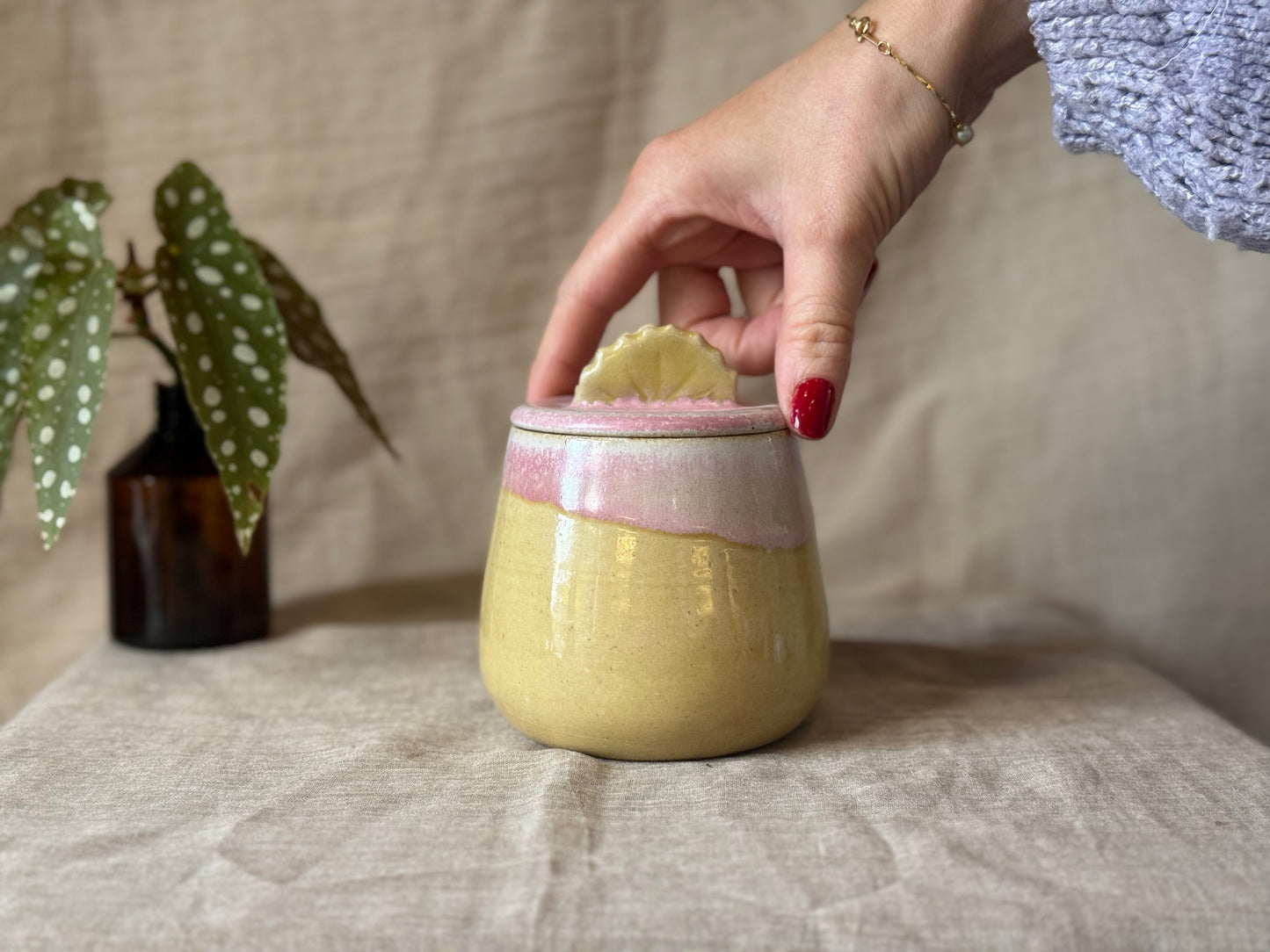 Candyfloss - Lidded Jar