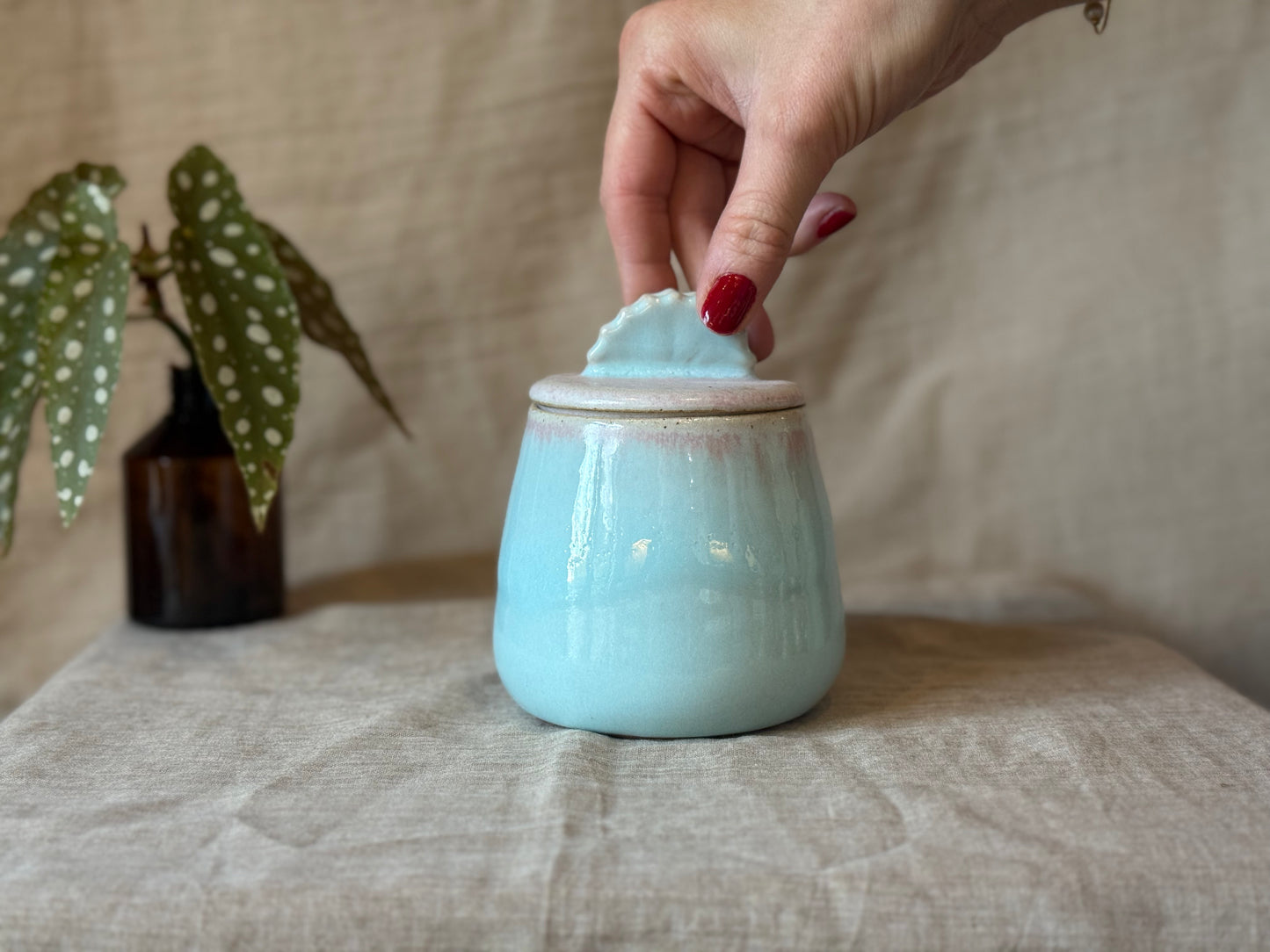 Blue Lagoon - Lidded Jar
