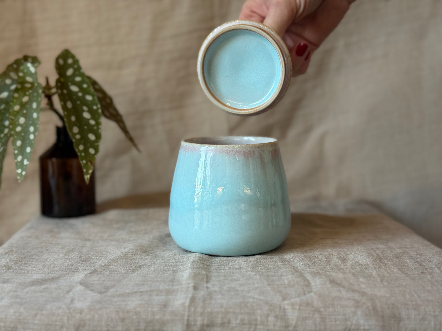 Blue Lagoon - Lidded Jar