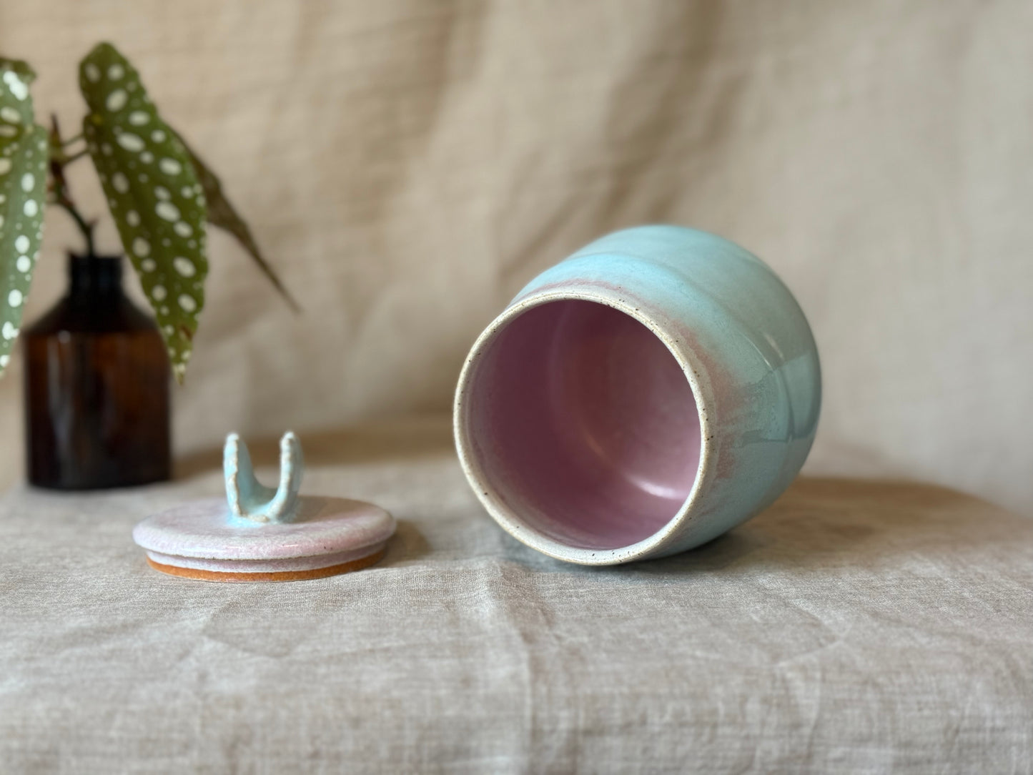 Blue Lagoon - Lidded Jar