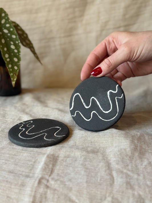 Abstract - Set of 2 Coasters