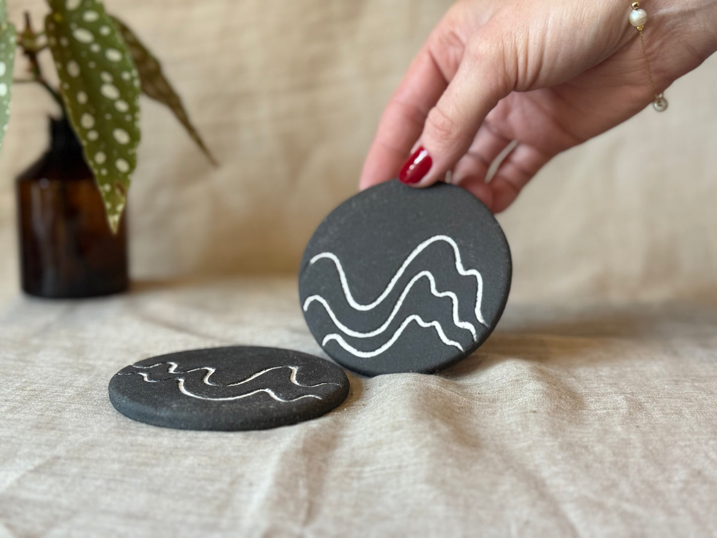 Abstract - Set of 2 Coasters