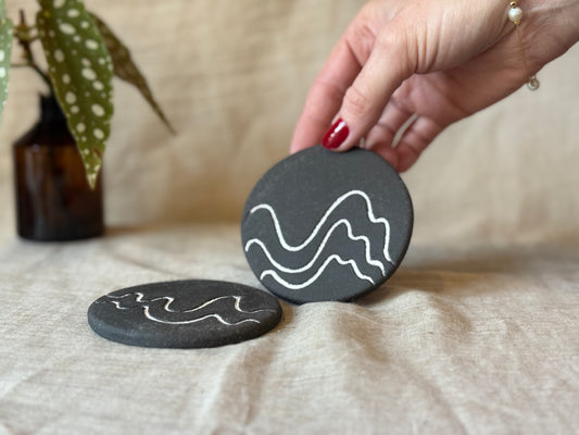 Abstract - Set of 2 Coasters