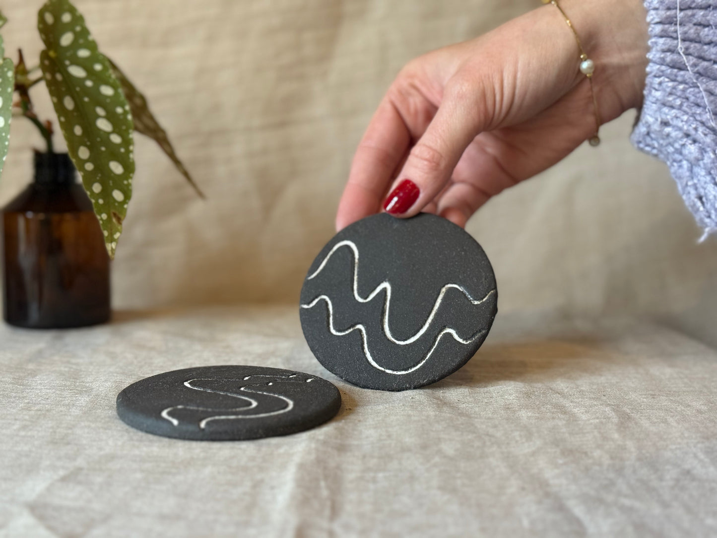 Abstract - Set of 2 Coasters