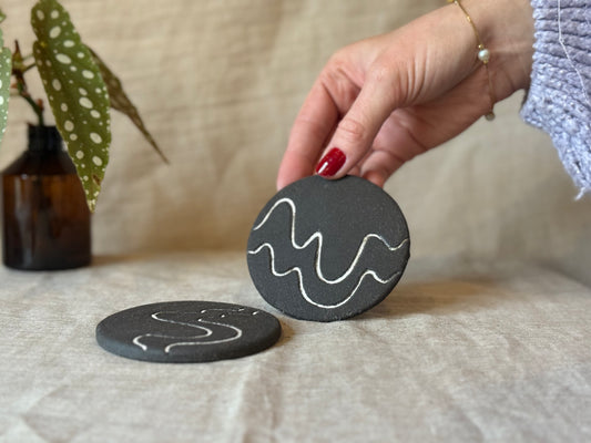 Abstract - Set of 2 Coasters