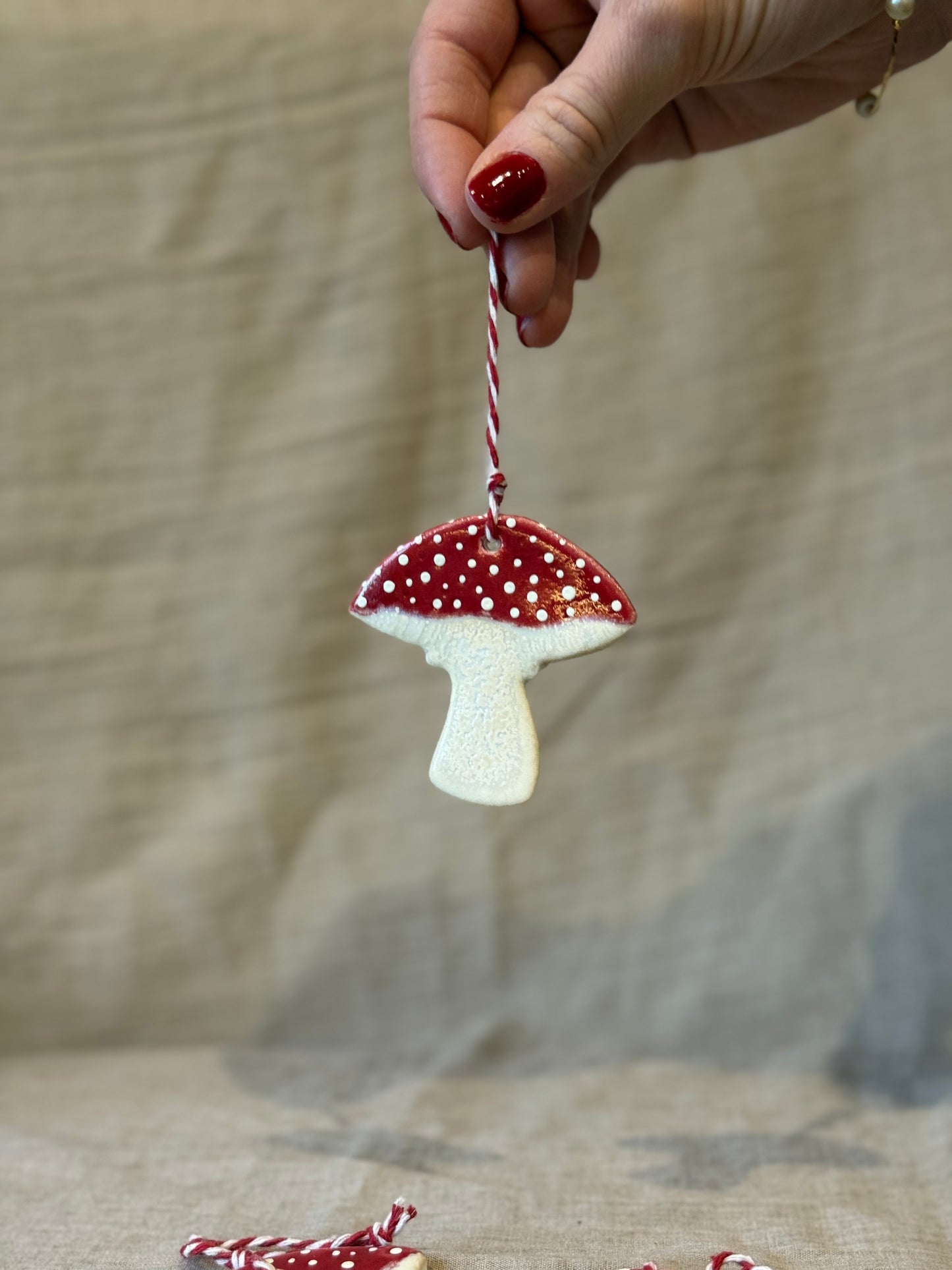 Christmas Decoration - Mushroom